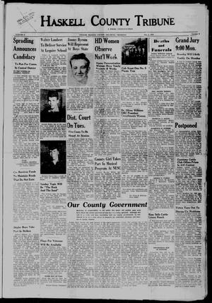 Haskell County Tribune (Stigler, Okla.), Vol. 25, No. 8, Ed. 1 Thursday, May 8, 1958