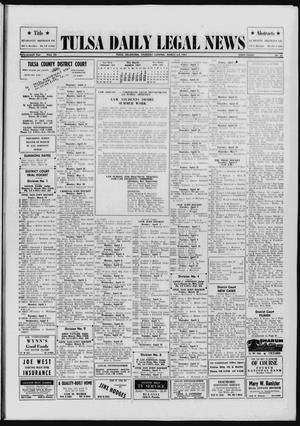 Tulsa Daily Legal News (Tulsa, Okla.), Vol. 47, No. 63, Ed. 1 Thursday, March 28, 1957
