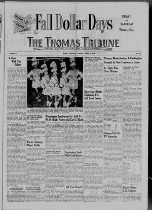 The Thomas Tribune (Thomas, Okla.), Vol. 57, No. 15, Ed. 1 Thursday, October 2, 1958