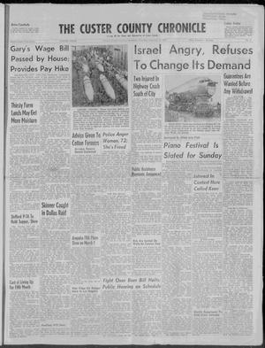 The Custer County Chronicle (Clinton, Okla.), No. 8, Ed. 1 Thursday, February 21, 1957