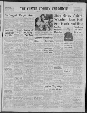 The Custer County Chronicle (Clinton, Okla.), No. 15, Ed. 1 Thursday, April 18, 1957