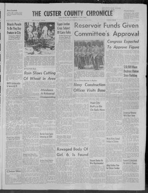 The Custer County Chronicle (Clinton, Okla.), No. 24, Ed. 1 Thursday, June 13, 1957
