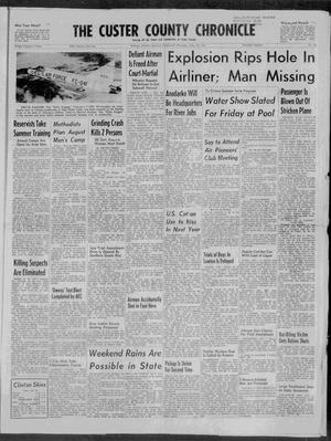 The Custer County Chronicle (Clinton, Okla.), No. 30, Ed. 1 Thursday, July 25, 1957