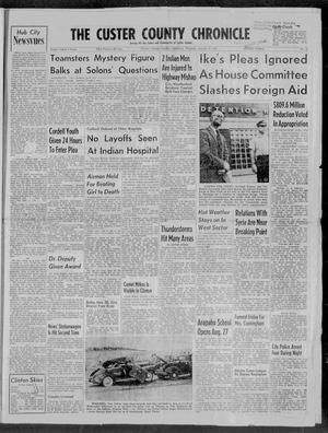 The Custer County Chronicle (Clinton, Okla.), No. 33, Ed. 1 Thursday, August 15, 1957