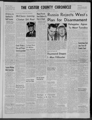 The Custer County Chronicle (Clinton, Okla.), No. 35, Ed. 1 Thursday, August 29, 1957