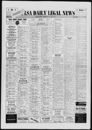 Tulsa Daily Legal News (Tulsa, Okla.), Vol. 47, No. 110, Ed. 1 Monday, June 3, 1957