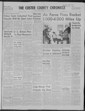 The Custer County Chronicle (Clinton, Okla.), No. 43, Ed. 1 Thursday, October 24, 1957