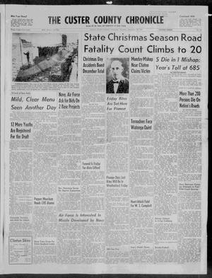 The Custer County Chronicle (Clinton, Okla.), No. 52, Ed. 1 Thursday, December 26, 1957