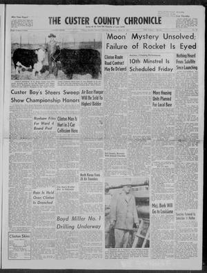The Custer County Chronicle (Clinton, Okla.), No. 62, Ed. 1 Thursday, March 6, 1958