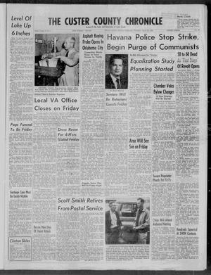 The Custer County Chronicle (Clinton, Okla.), No. 67, Ed. 1 Thursday, April 10, 1958