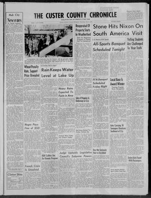 The Custer County Chronicle (Clinton, Okla.), No. 71, Ed. 1 Thursday, May 8, 1958