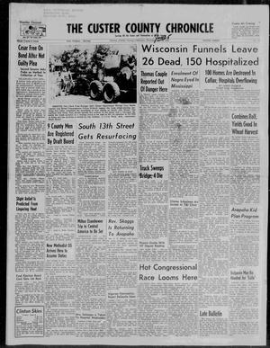 The Custer County Chronicle (Clinton, Okla.), No. 74, Ed. 1 Thursday, June 5, 1958