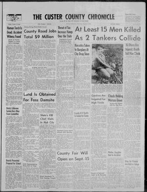 The Custer County Chronicle (Clinton, Okla.), Vol. 32, No. 22, Ed. 1 Thursday, August 7, 1958
