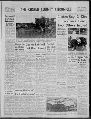 The Custer County Chronicle (Clinton, Okla.), No. 39, Ed. 1 Thursday, September 18, 1958