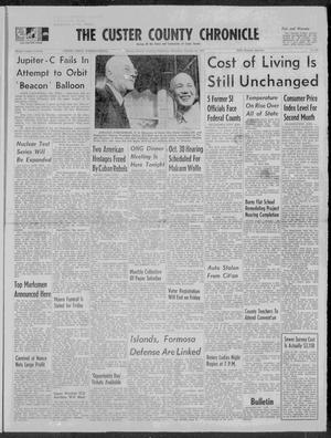 The Custer County Chronicle (Clinton, Okla.), No. 43, Ed. 1 Thursday, October 23, 1958