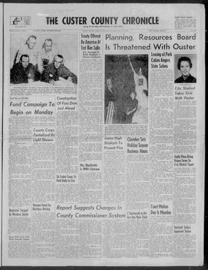 The Custer County Chronicle (Clinton, Okla.), No. 46, Ed. 1 Thursday, November 13, 1958
