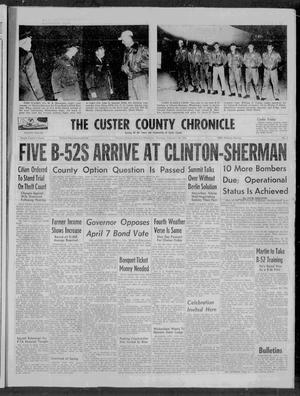 The Custer County Chronicle (Clinton, Okla.), No. 9, Ed. 1 Thursday, February 26, 1959