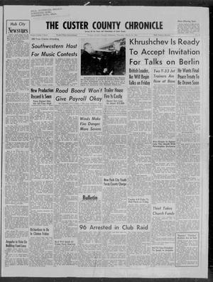 The Custer County Chronicle (Clinton, Okla.), No. 12, Ed. 1 Thursday, March 19, 1959