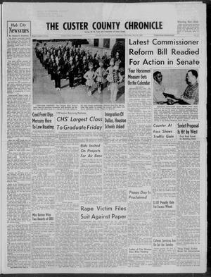 The Custer County Chronicle (Clinton, Okla.), No. 21, Ed. 1 Thursday, May 21, 1959