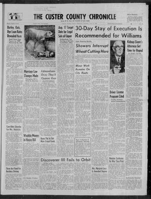 The Custer County Chronicle (Clinton, Okla.), No. 23, Ed. 1 Thursday, June 4, 1959