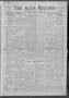 Newspaper: The Alva Record (Alva, Okla.), Vol. 23, No. 3, Ed. 1 Friday, January …