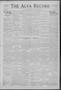 Newspaper: The Alva Record (Alva, Okla.), Vol. 23, No. 34, Ed. 1 Friday, August …
