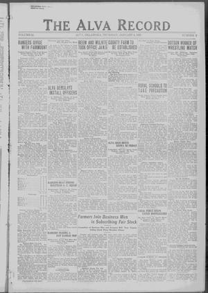 The Alva Record (Alva, Okla.), Vol. 24, No. 2, Ed. 1 Thursday, January 8, 1925