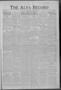 Thumbnail image of item number 1 in: 'The Alva Record (Alva, Okla.), Vol. 26, No. 9, Ed. 1 Thursday, March 3, 1927'.