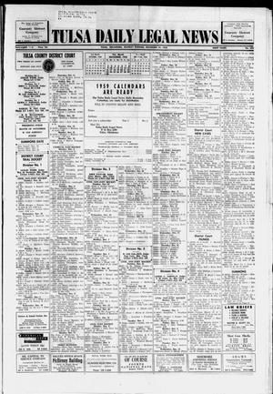 Tulsa Daily Legal News (Tulsa, Okla.), Vol. 48, No. 234, Ed. 1 Monday, November 24, 1958