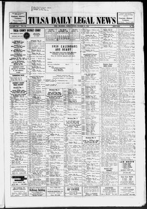 Primary view of object titled 'Tulsa Daily Legal News (Tulsa, Okla.), Vol. 48, No. 235, Ed. 1 Tuesday, November 25, 1958'.