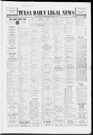 Primary view of object titled 'Tulsa Daily Legal News (Tulsa, Okla.), Vol. 49, No. 10, Ed. 1 Wednesday, January 14, 1959'.