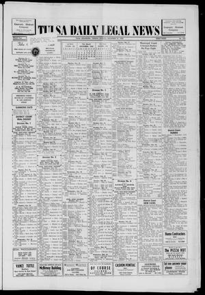 Tulsa Daily Legal News (Tulsa, Okla.), Vol. 50, No. 233, Ed. 1 Tuesday, November 22, 1960
