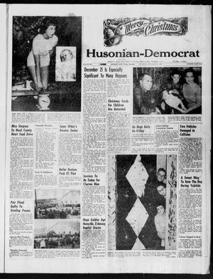 Husonian-Democrat (Hugo, Okla.), Vol. 40, No. 19, Ed. 1 Thursday, December 24, 1959