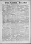 Thumbnail image of item number 1 in: 'The Madill Record (Madill, Okla.), Vol. 19, No. 2, Ed. 1 Thursday, June 16, 1927'.