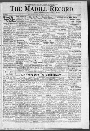 The Madill Record (Madill, Okla.), Vol. 21, No. 6, Ed. 1 Thursday, July 11, 1929