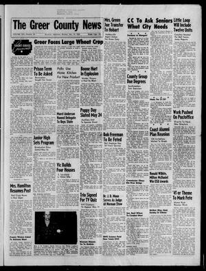The Greer County News (Mangum, Okla.), Vol. 19, No. 20, Ed. 1 Monday, May 19, 1958