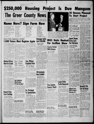 The Greer County News (Mangum, Okla.), Vol. 30, No. 8, Ed. 1 Monday, February 23, 1959