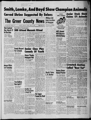 The Greer County News (Mangum, Okla.), Vol. 30, No. 10, Ed. 1 Monday, March 9, 1959
