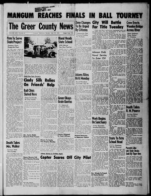 The Greer County News (Mangum, Okla.), Vol. 30, No. 30, Ed. 1 Monday, July 27, 1959