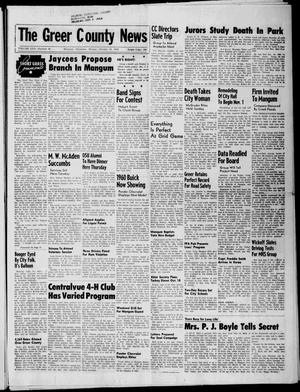 The Greer County News (Mangum, Okla.), Vol. 30, No. 41, Ed. 1 Monday, October 12, 1959