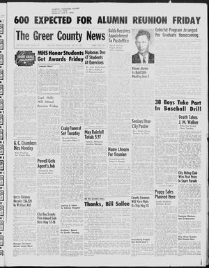 The Greer County News (Mangum, Okla.), Vol. 18, No. 19, Ed. 1 Monday, May 13, 1957