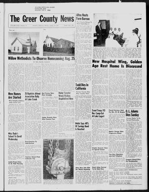 The Greer County News (Mangum, Okla.), Vol. 18, No. 33, Ed. 1 Monday, August 19, 1957