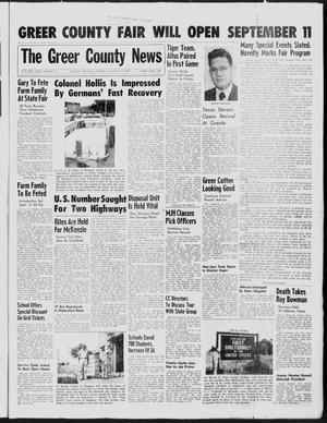 The Greer County News (Mangum, Okla.), Vol. 18, No. 36, Ed. 1 Monday, September 9, 1957