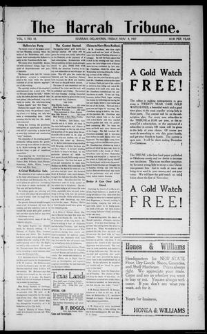 The Harrah Tribune. (Harrah, Okla.), Vol. 1, No. 18, Ed. 1 Friday, November 8, 1907