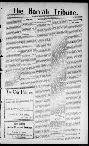 The Harrah Tribune. (Harrah, Okla.), Vol. 1, No. 27, Ed. 1 Friday, January 10, 1908