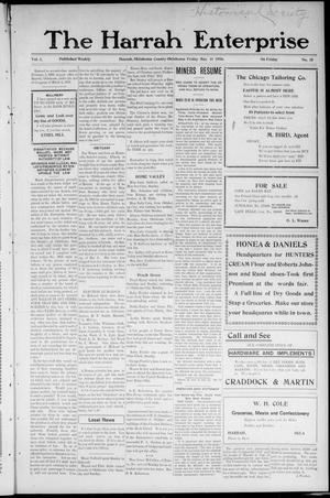 The Harrah Enterprise (Harrah, Okla.), Vol. 1, No. 15, Ed. 1 Friday, May 11, 1906