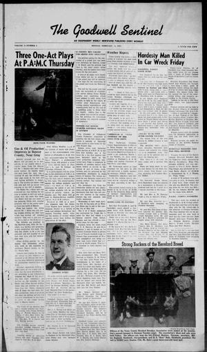 The Goodwell Sentinel (Goodwell, Okla.), Vol. 3, No. 6, Ed. 1 Monday, February 18, 1952