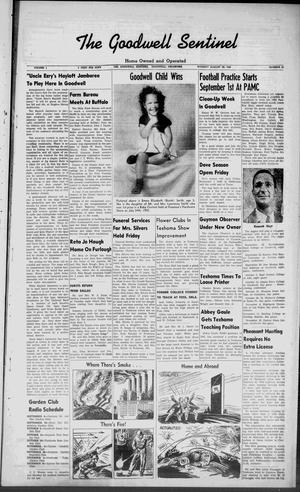 The Goodwell Sentinel (Goodwell, Okla.), Vol. 1, No. 33, Ed. 1 Monday, August 28, 1950
