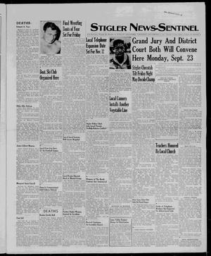 Stigler News-Sentinel (Stigler, Okla.), Vol. 56, No. 3, Ed. 1 Thursday, September 12, 1957