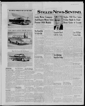 Stigler News-Sentinel (Stigler, Okla.), Vol. 56, No. 10, Ed. 1 Thursday, October 31, 1957